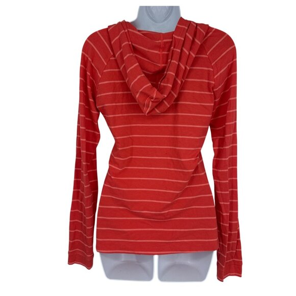 Mountain Hardwear Womens Lightweight Striped Long Sleeve Hoodie Top Size S - Picture 4 of 9